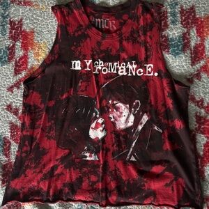 My Chemical Romance Three Cheers crop tank size medium